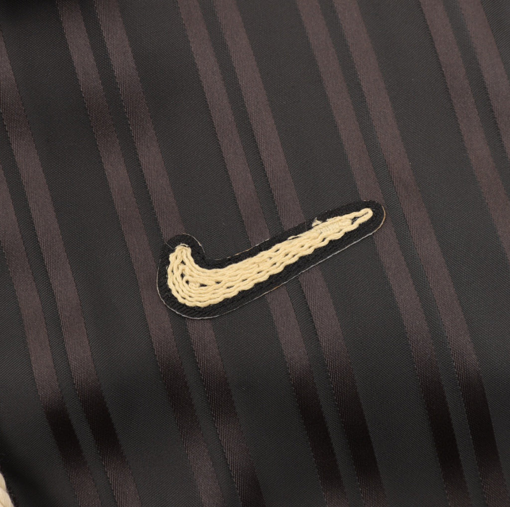 ike x BODE “Astro Grabber” Chaqueta Retro Negra con Rayas